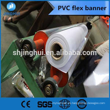 Jinghui publicidad promoción en medios 380g MATERIAL DE IMPRESIÓN CON LUZ FRONTAL Y RETROILUMINADA BANDERA FLEXIBLE DE PVC para tinta solvente eco solvente